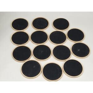 Vintage DANSK MCM Wood Formica Round Coasters – Set of 14